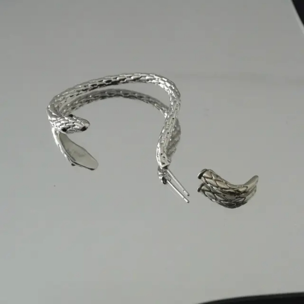 Snake Earhook Gothic Earring - Picture 6 of 7